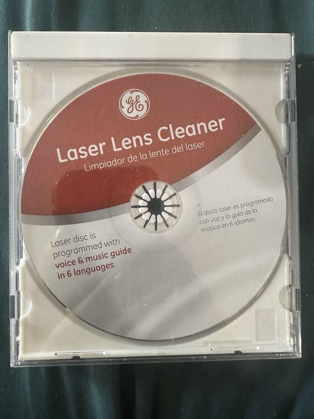 GE Laser Lens Cleaner-CD/DVD Players, Any Games Systems With CD/DVD Games.